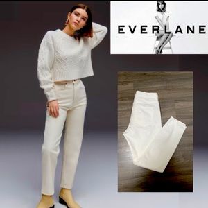 EVERLANE HR Skinny in Ivory size 28